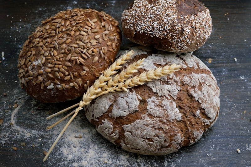 Rustic country sourdough bread loaf